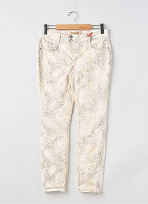 Blugi cu croială slim bej STREET ONE femeie