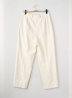 Pantalon drept alb MANGO femme