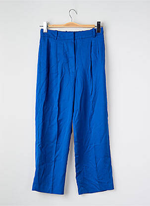 Pantalon drept albastru MANGO femeie