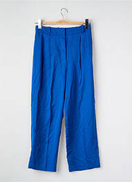 Pantalon drept albastru MANGO femeie