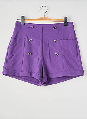 Șort violet MORGAN femme
