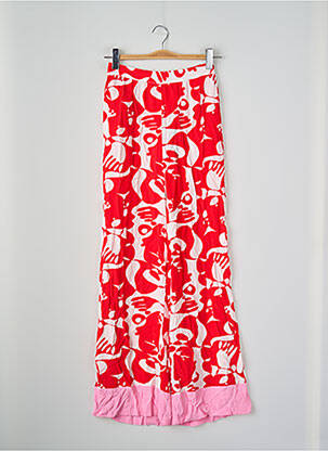 Pantalon larg roșu VILA femme