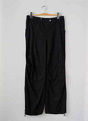 Pantalon larg negru TALLY WEIJL femeie