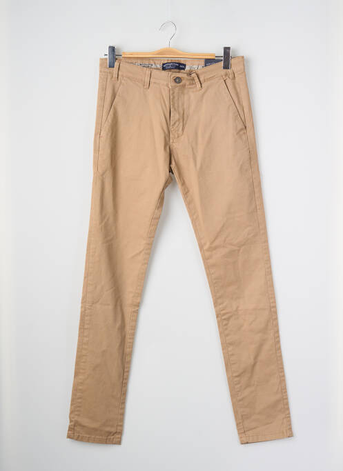 Pantalon chino maro BRUCE & BUTLER  homme