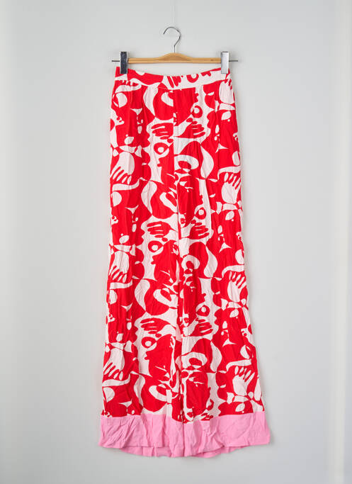 Pantalon larg roșu VILA femme