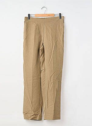 Pantalon larg verde MANGO femeie