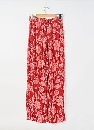 Pantalon larg roz MANGO femeie
