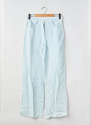 Pantalon drept albastru MANGO femeie