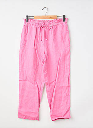 Pantalon larg roz MANGO femeie