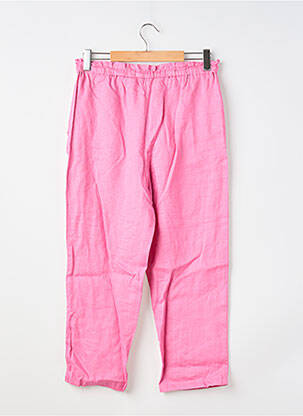 Pantalon larg roz MANGO femeie