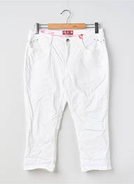 Pantalon trei sferturi alb STREET ONE femme