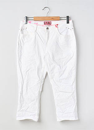 Pantalon trei sferturi alb STREET ONE femme