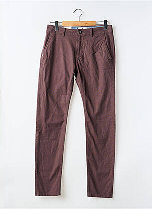 Pantalon chino maro TOM TAILOR homme