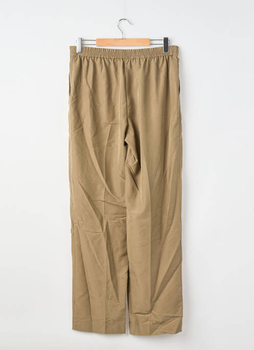 Pantalon larg verde MANGO femeie