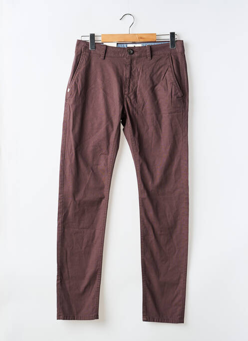 Pantalon chino maro TOM TAILOR homme