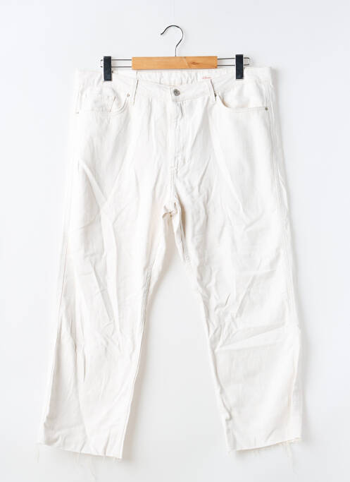 Blugi cu croială dreaptă alb S.OLIVER femme