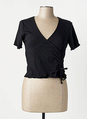 Tricou negru HAILYS femme