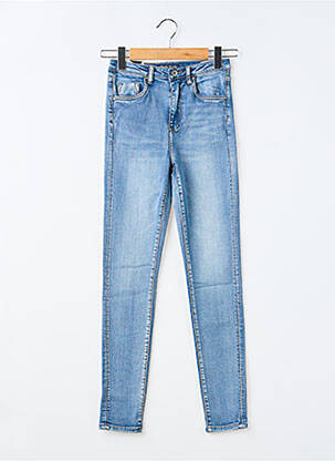 Blugi skinny albastru TOXIK3 femeie