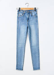 Blugi skinny albastru TOXIK3 femeie