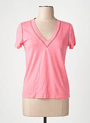 Tricou roz MORGAN femme