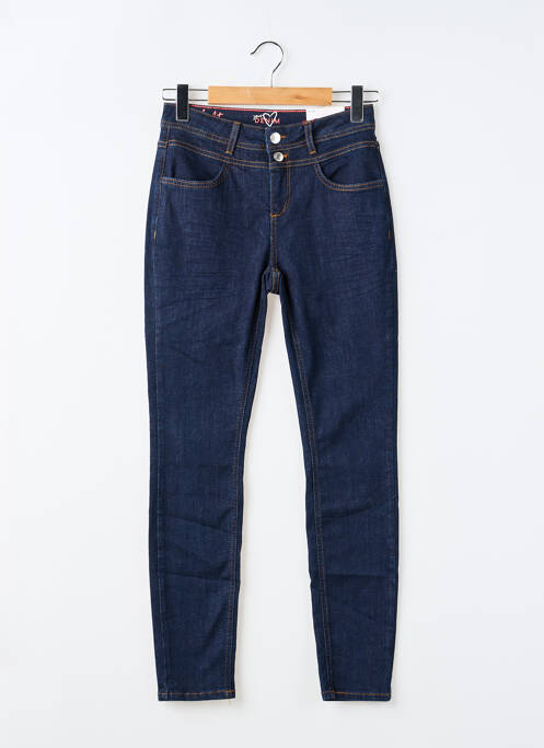 Blugi cu croială slim albastru STREET ONE femme