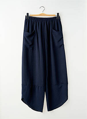 Pantalon larg albastru TERRA DI SIENA femeie