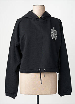 Hanorac cu glugă negru TOURIST LEMC femme