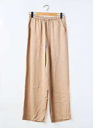 Pantalon larg bej VERO MODA femeie
