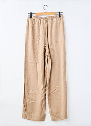Pantalon larg bej VERO MODA femeie