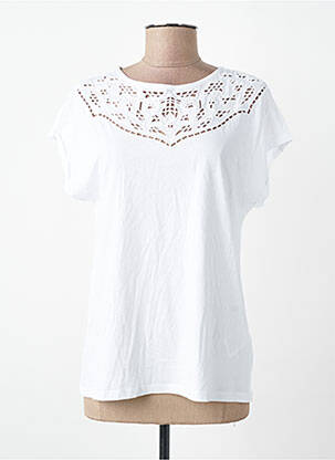 Top alb STREET ONE femme