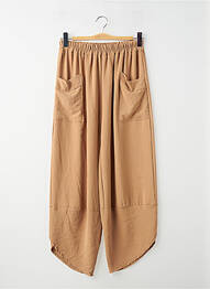 Pantalon larg maro TERRA DI SIENA femme