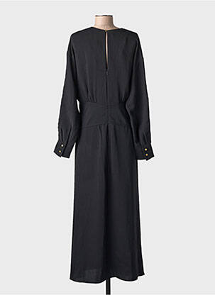 Rochie lungă negru MANGO femeie