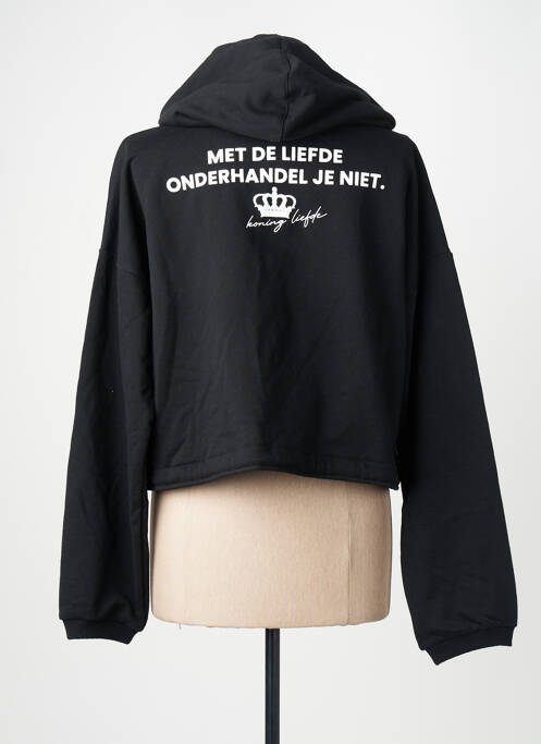 Hanorac cu glugă negru TOURIST LEMC femme