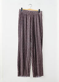 Pantalon larg argintiu OBJECT femeie