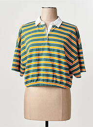 Polo verde ONLY femme