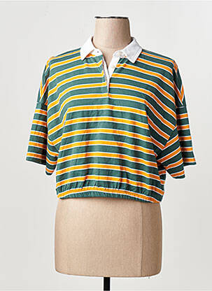 Polo verde ONLY femme