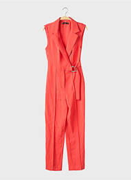 Salopetă-pantalon roșu MANGO femme