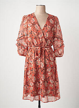 Rochie midi portocalie GARCIA femeie