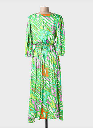 Rochie lungă verde AMELIE & AMELIE femeie