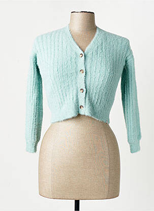 Vestă cu mâneci lungi verde GARCIA fille