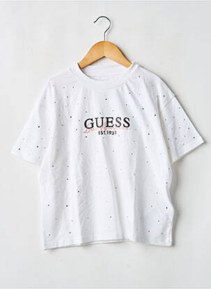 Tricou alb GUESS fille