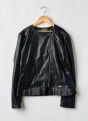 Geacă din piele negru GUESS fille
