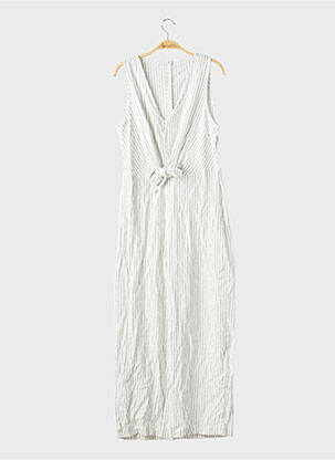 Salopetă-pantalon alb MANGO femme