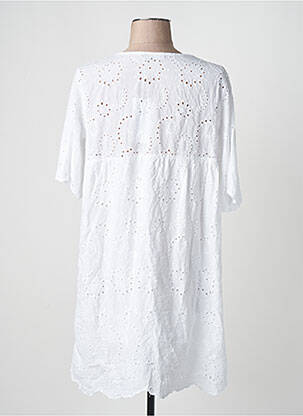 Rochie scurtă alb ZABAIONE femeie