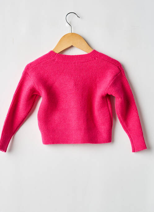 Vestă cu mâneci lungi roz GARCIA fille