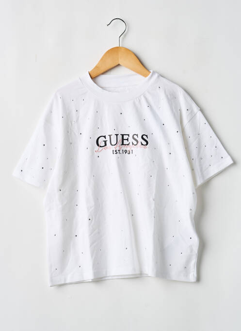 Tricou alb GUESS fille