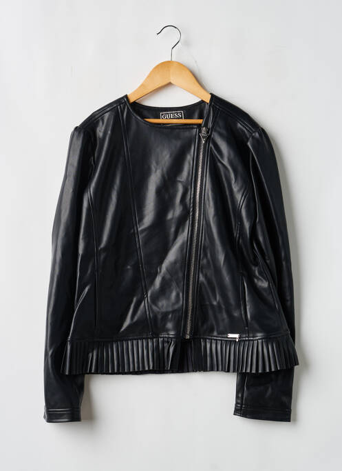 Geacă din piele negru GUESS fille
