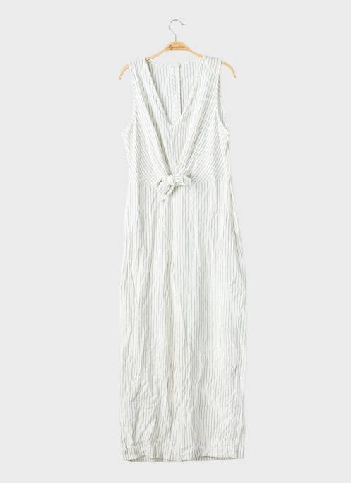 Salopetă-pantalon alb MANGO femme