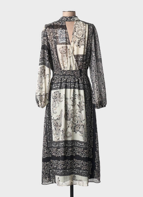 Rochie lungă negru MANGO femme