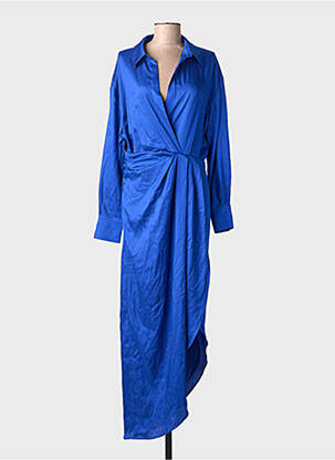 Rochie lungă albastru MANGO femeie